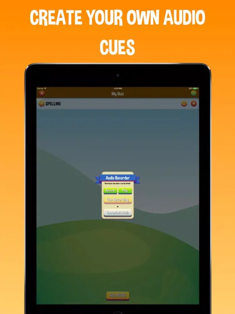 Скриншоты Spell It! Educational spelling quiz for students iPad 