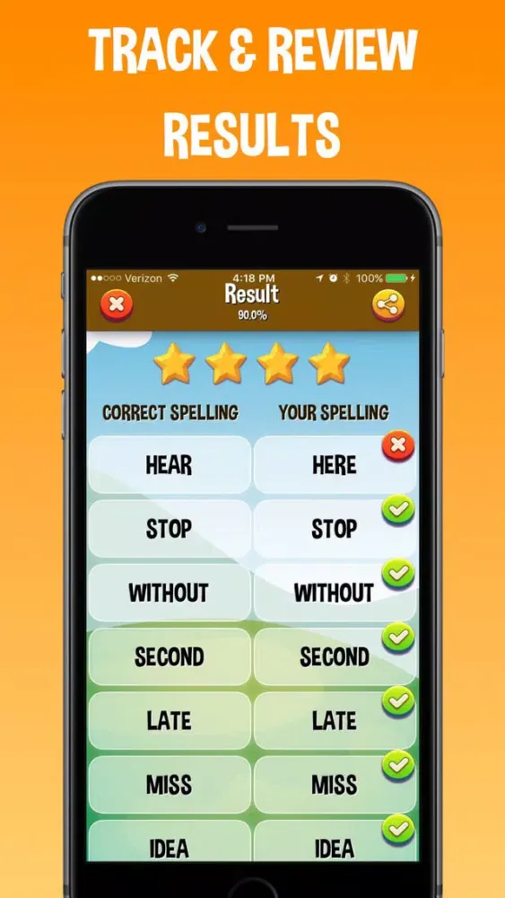 Скриншоты Spell It! Educational spelling quiz for students