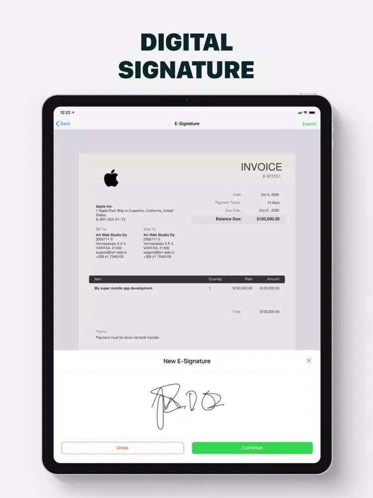 Scanly - PDF Scanner & Signer iPad 应用截图