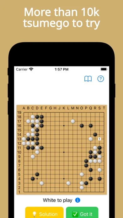 Screenshot di Ten Thousand Tsumego