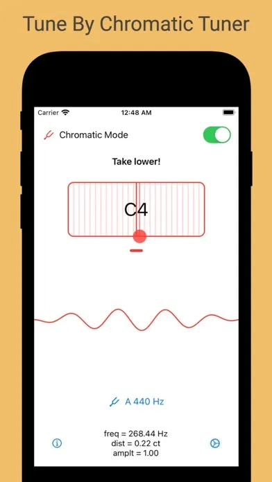 TuneHertz: Chromatic Tuner 스크린샷