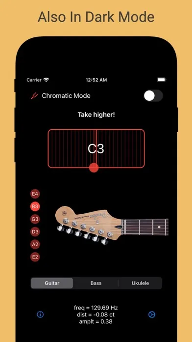 TuneHertz: Chromatic Tuner 스크린샷