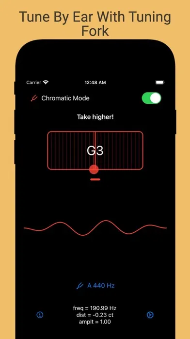 TuneHertz: Chromatic Tuner 스크린샷