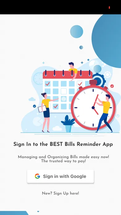 Captures d'écran de Bills Reminder Plus