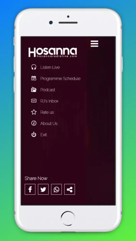 Capturas de pantalla de Hosanna Radio Live