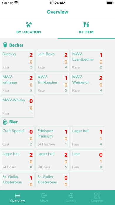Athena Event Logistics Screenshots