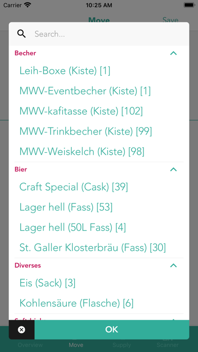 Athena Event Logistics Screenshots