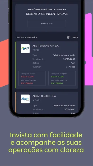Capturas de pantalla de Ativa Investimentos
