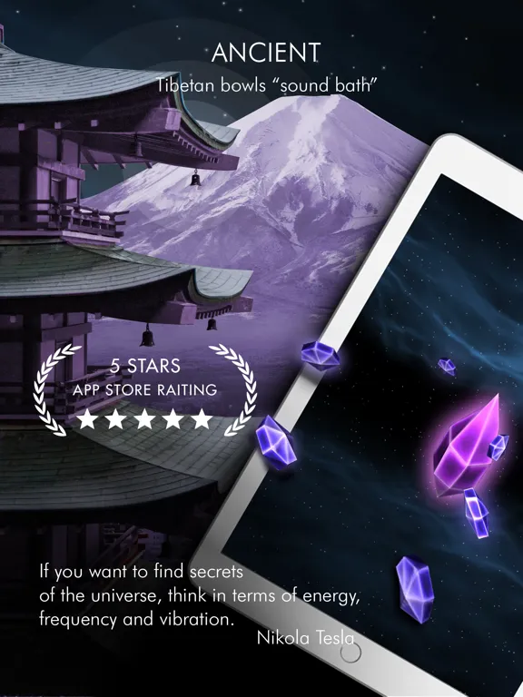 Chakra Healing - Tibetan Bowls iPad 應用截圖
