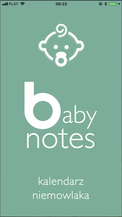 Capturas de tela do babyNotes - niemowlak