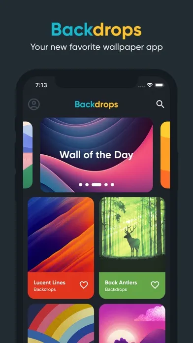 Captures d'écran de Backdrops - Wallpapers