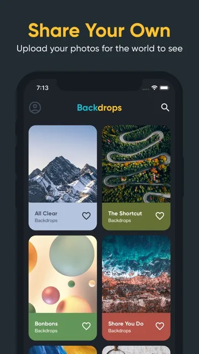 Captures d'écran de Backdrops - Wallpapers