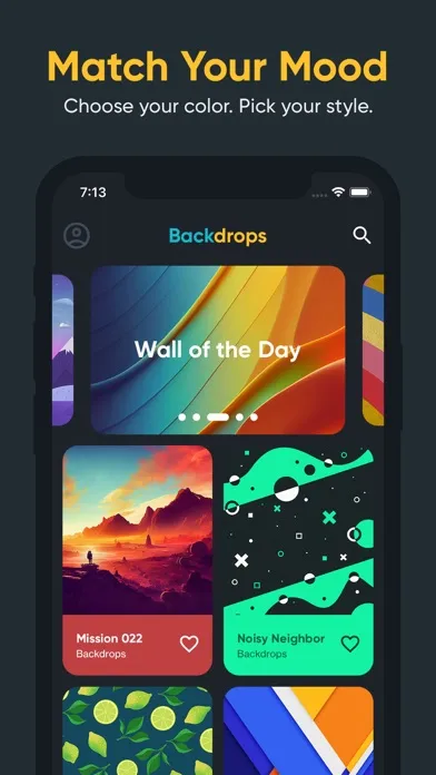 Captures d'écran de Backdrops - Wallpapers