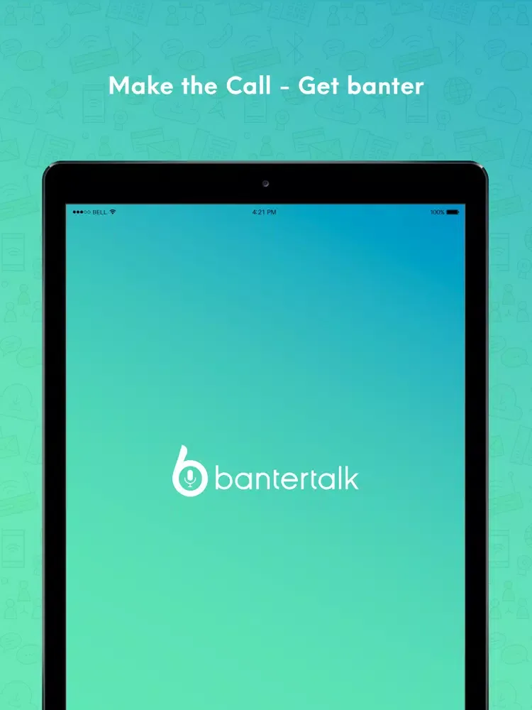 Ảnh chụp màn hình của banterTalk iPad 