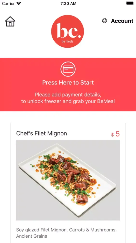 BeMeals: Award-winning meals Screenshots