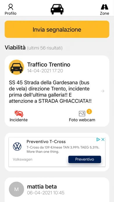 Traffico Trentino 스크린샷
