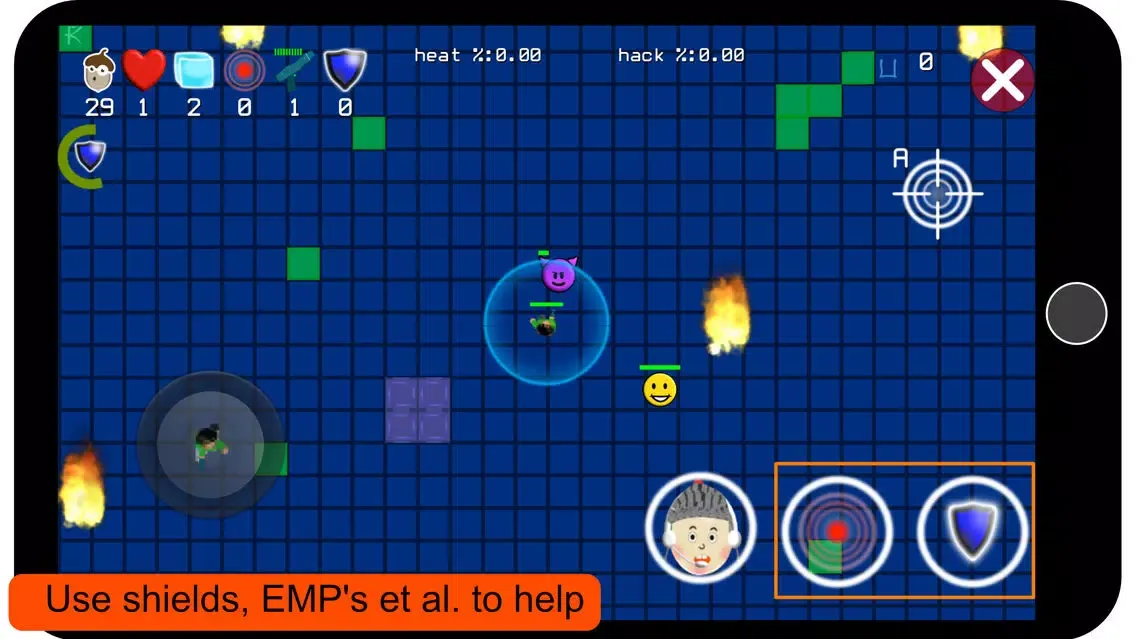 Emoji Wars: Cyber Shooter Ekran Görüntüleri