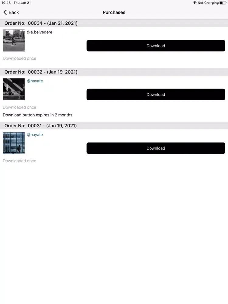 Capturas de pantalla de bivio - sell and buy photos iPad 