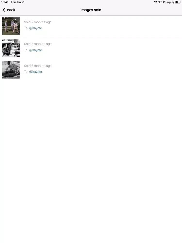 Capturas de pantalla de bivio - sell and buy photos iPad 