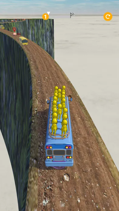 Tangkapan skrin Bus Drive 3D