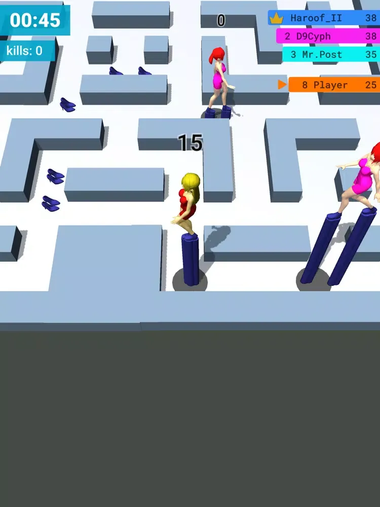Captures d'écran de Heels.io iPad 