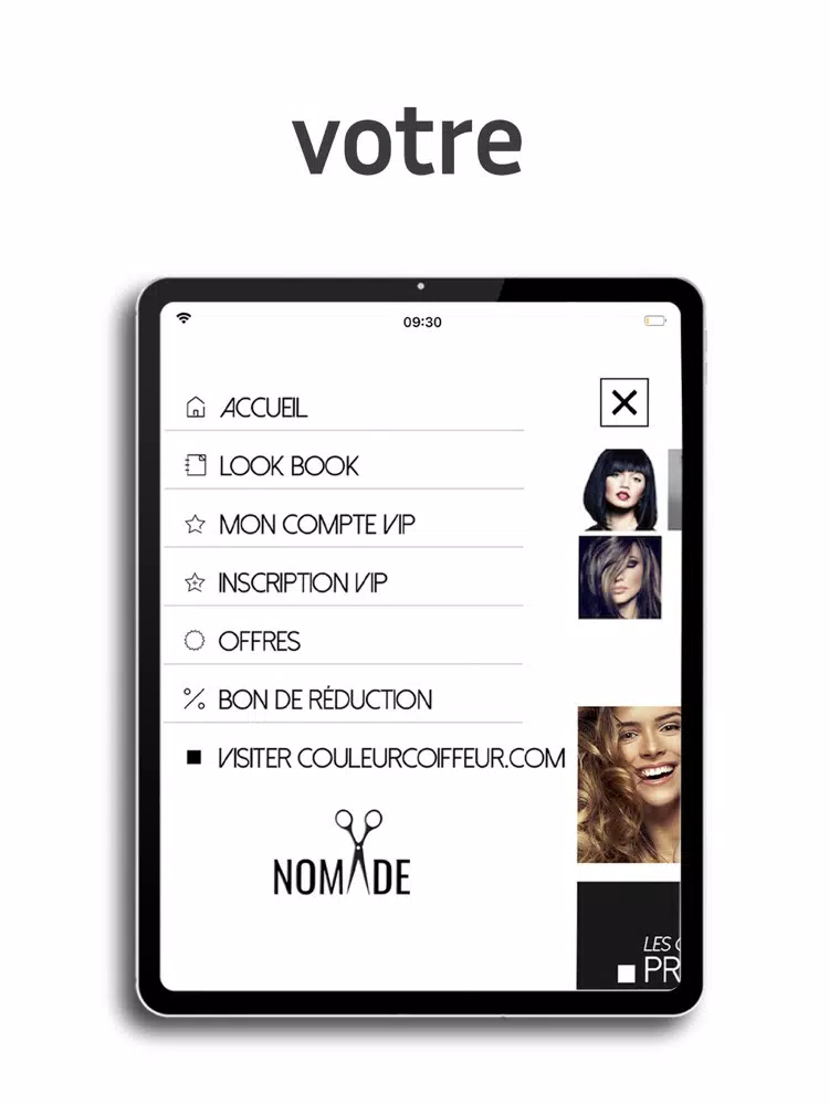 Nomade (Couleur Coiffeur) iPad  スクリーンショット