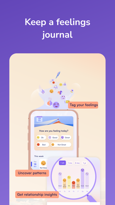 Blueheart: Relationship Health Screenshots