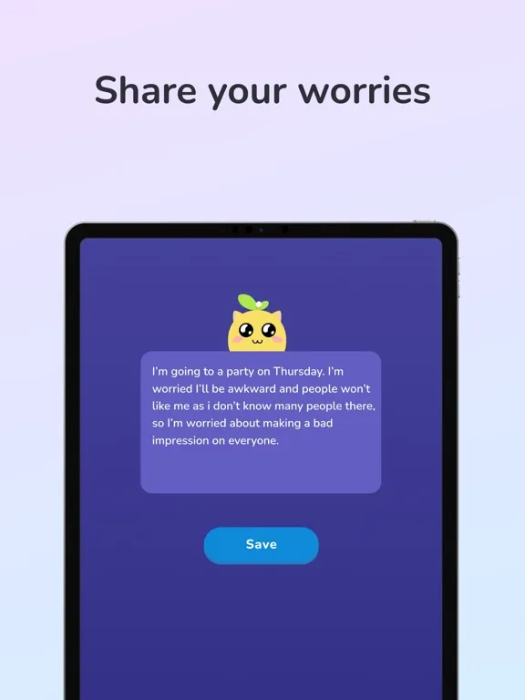 تصاویر AI BFF Anxiety Pet - Emy iPad 