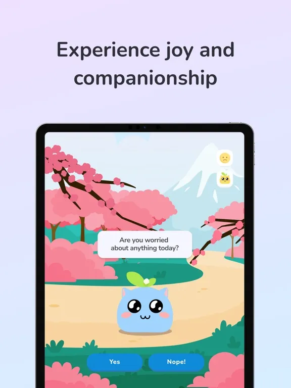 تصاویر AI BFF Anxiety Pet - Emy iPad 