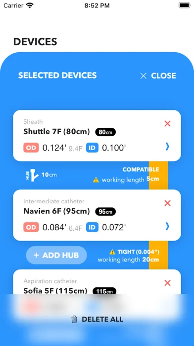 Devices : Intervention devices স্ক্রিনশট