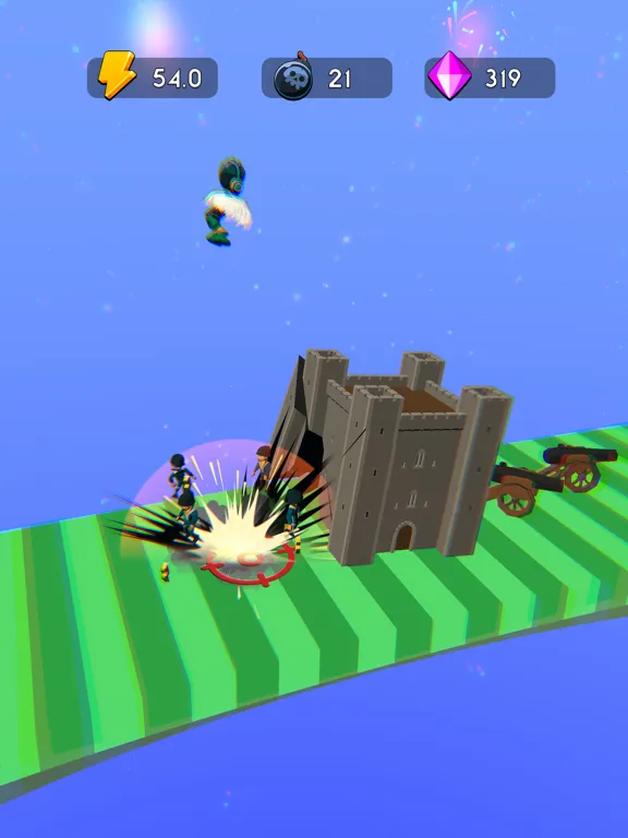 Ảnh chụp màn hình của Bomb Flight iPad 