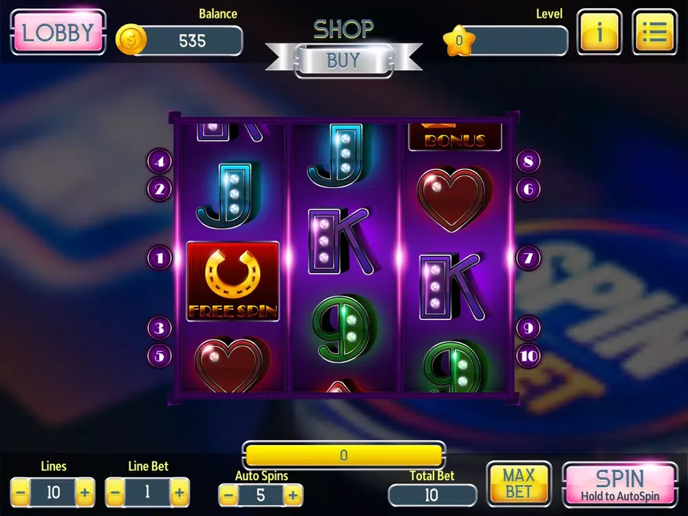 Pure Win Slots iPad  Screenshots