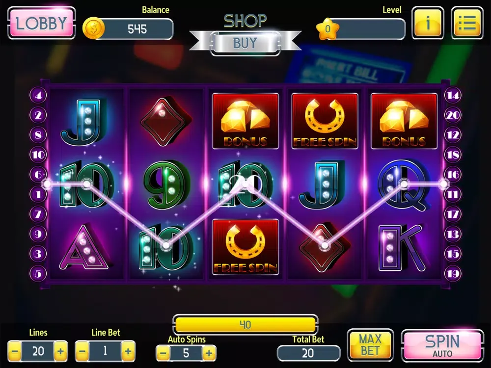 Pure Win Slots iPad  Screenshots