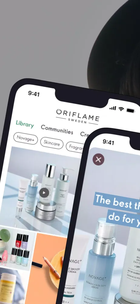 Captures d'écran de Oriflame Sharing App