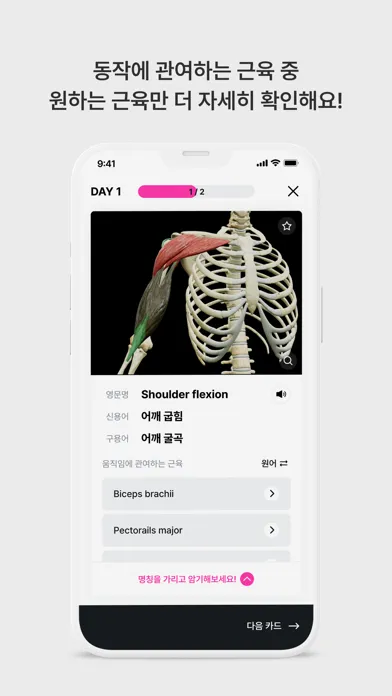 تصاویر 아나토미마스터 - 이파마스터가 만든 해부학 암기앱