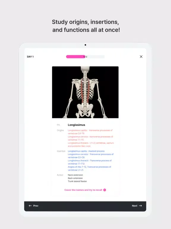 Captures d'écran de Anatomy Master iPad 