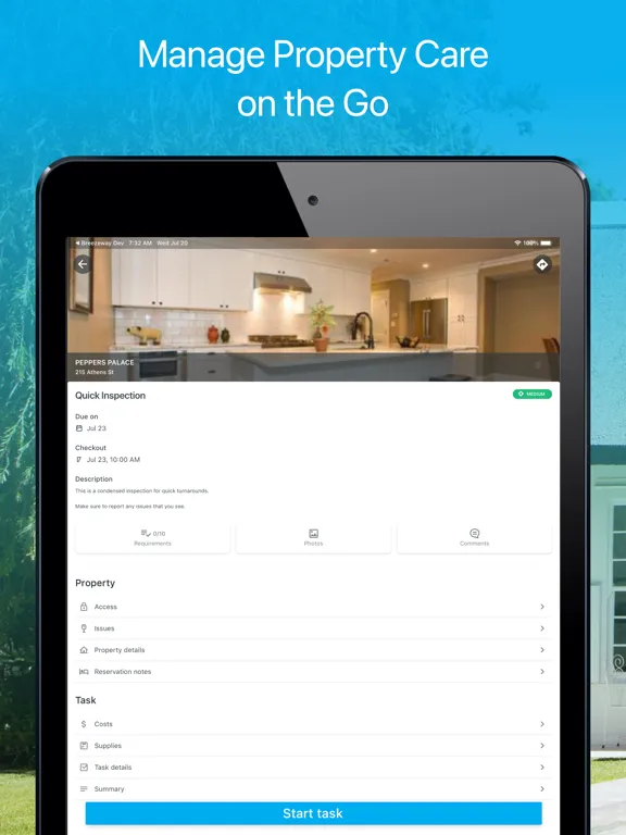 Breezeway: Property Care iPad  스크린샷