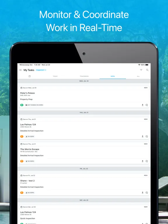 Breezeway: Property Care iPad  스크린샷