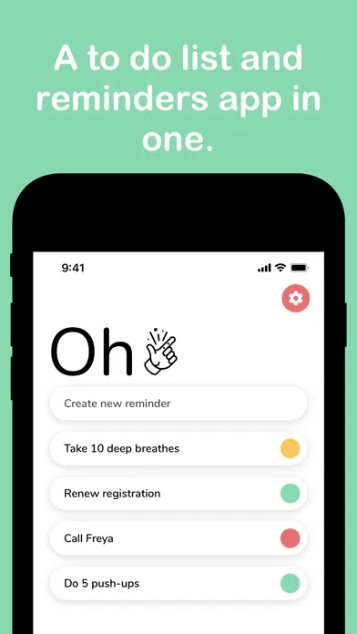 Oh Snap - Affirmation Reminder Screenshots