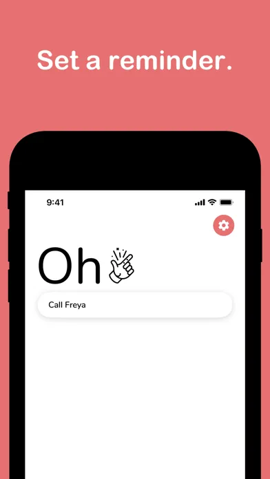 Oh Snap - Affirmation Reminder Screenshots
