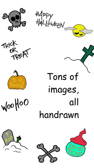 Halloween Stickers Handdrawn स्क्रीनशॉट