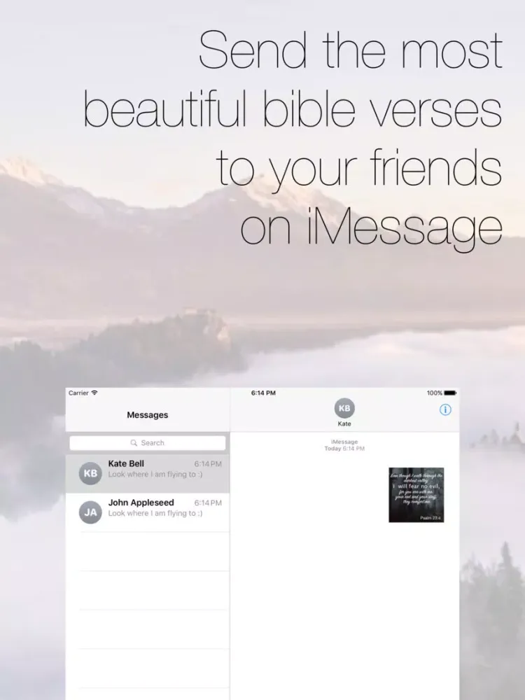 Ảnh chụp màn hình của Bible Verse Stickers iPad 