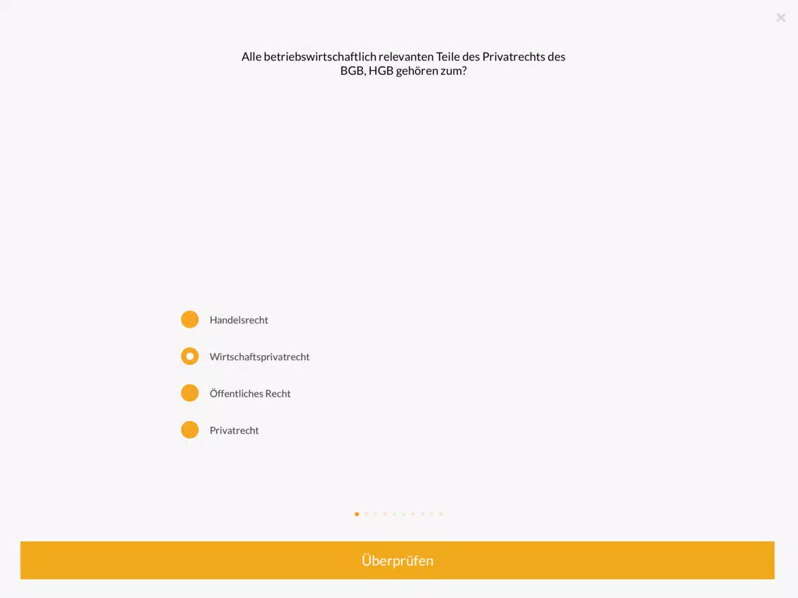 Скриншоты BWL Recht teachr iPad 