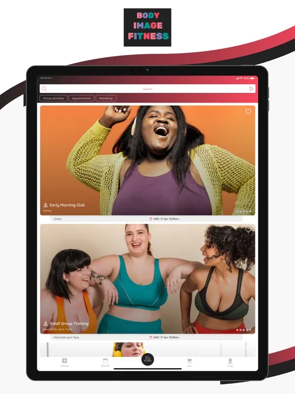 Body Image Fitness Ltd iPad 应用截图