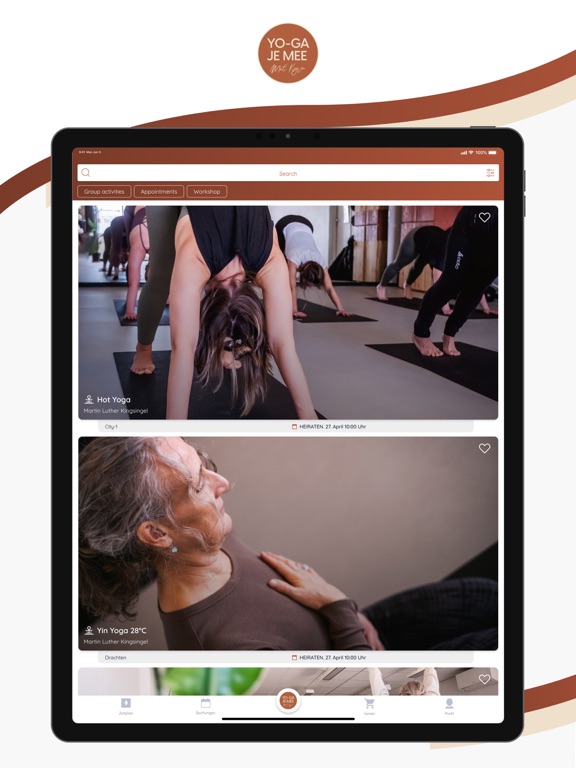 Tangkapan skrin Yo-ga je mee met Kyra iPad 