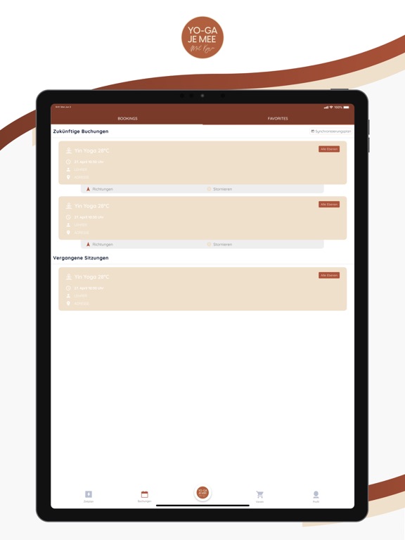 Tangkapan skrin Yo-ga je mee met Kyra iPad 