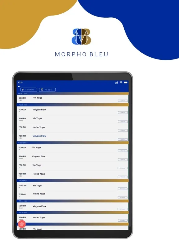 Morpho Bleu iPad  स्क्रीनशॉट