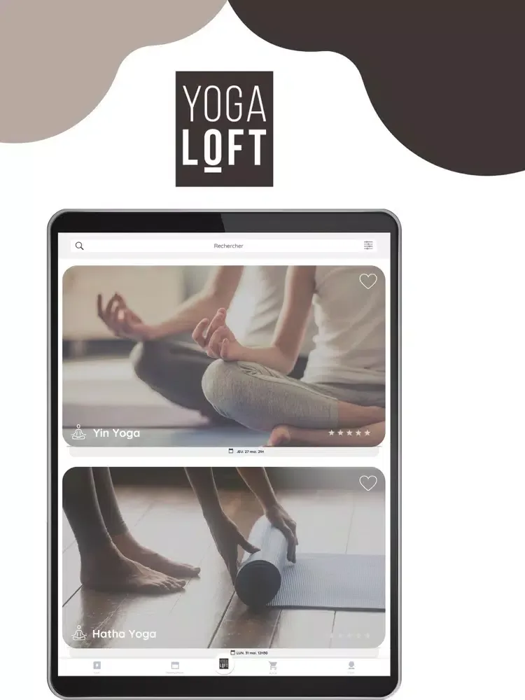 Yoga Loft iPad  Screenshots