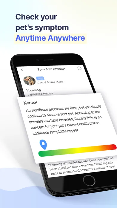 Screenshot di Buddydoc: Pet Symptom Checker