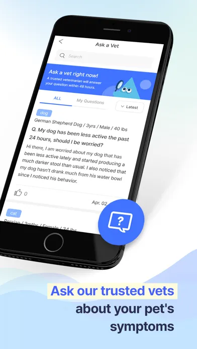 Screenshot di Buddydoc: Pet Symptom Checker